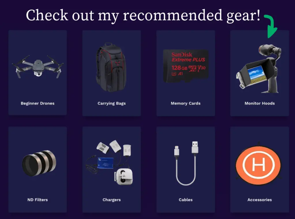 recommended drone gear