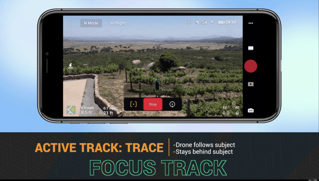 Mavic air 2 focus track